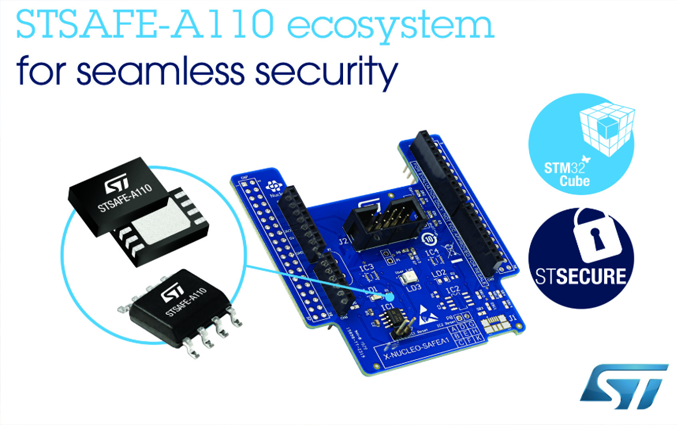 意法半导体新STSAFE安全单元：提供资产跟踪和品牌保护解决方案